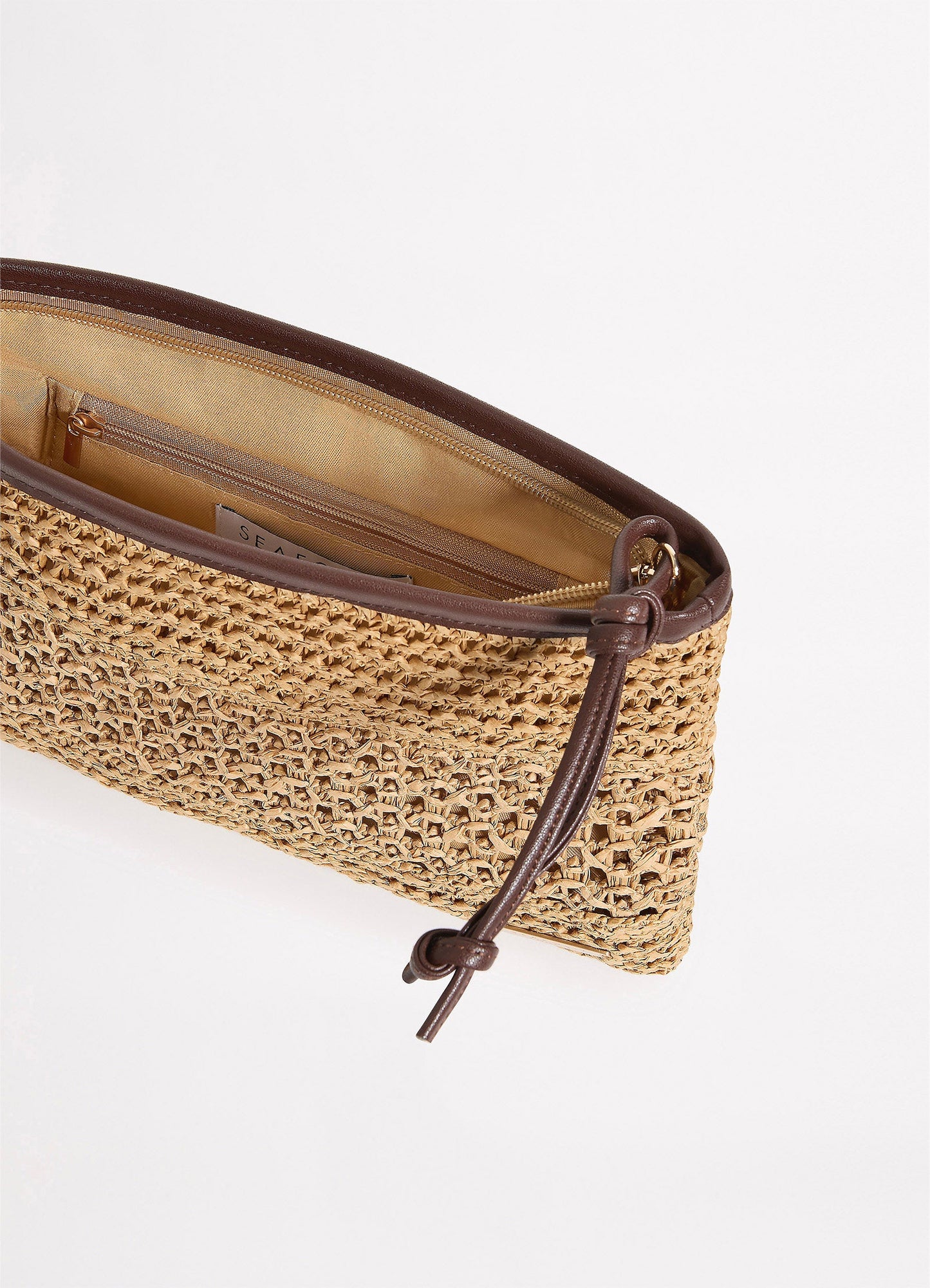 Carried Away Raffia Mini Pochette