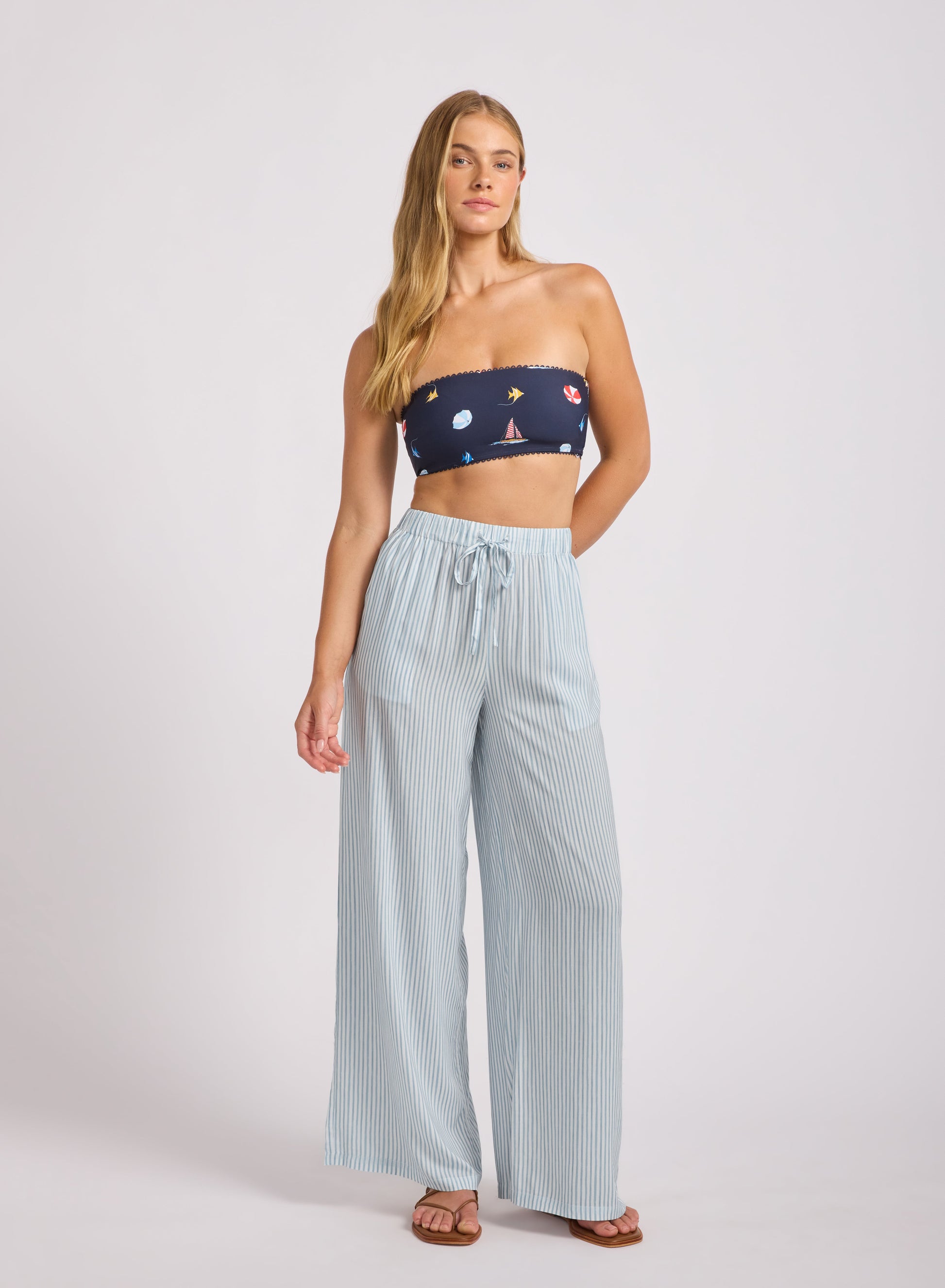 Beachedit Wide Leg Pant