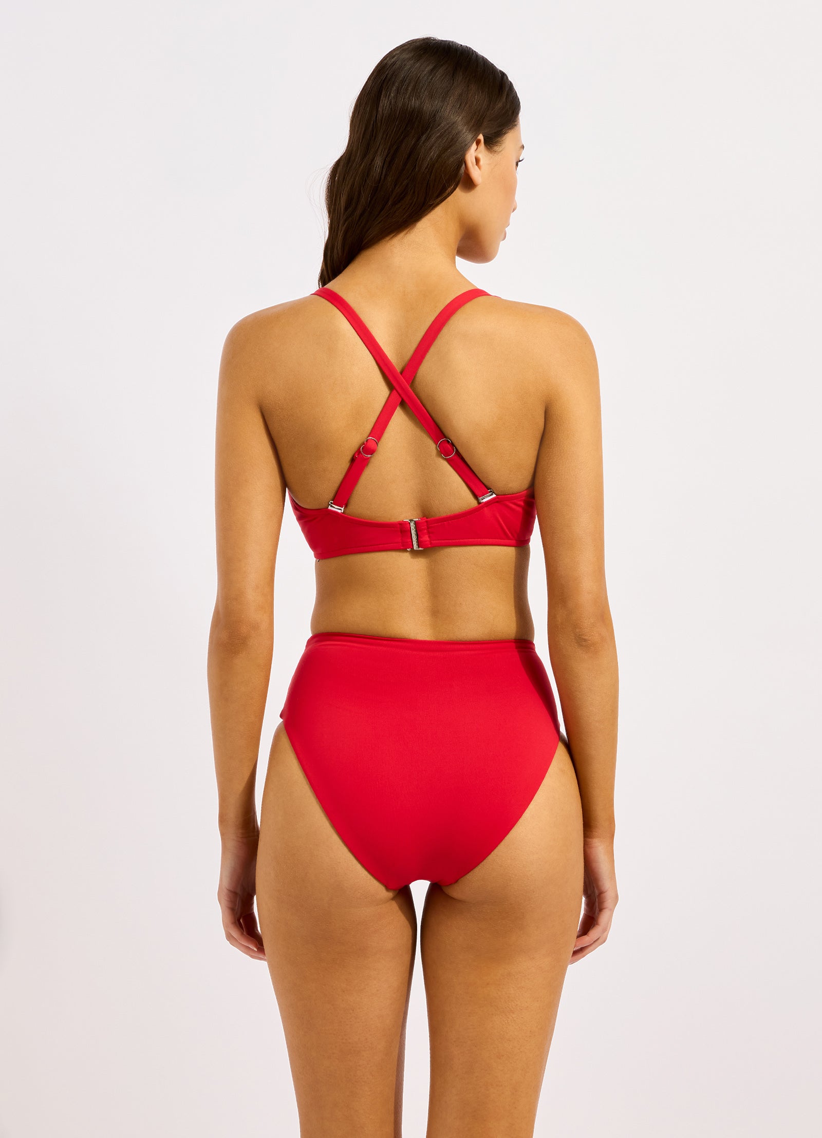 Seafolly Collective Wrap Front F Cup Bikini Top