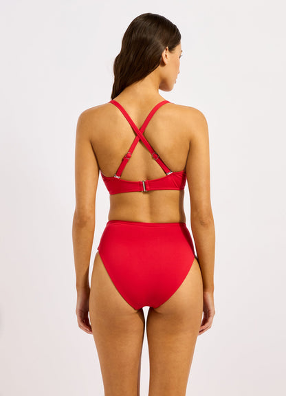 Seafolly Collective Wrap Front F Cup Bikini Top