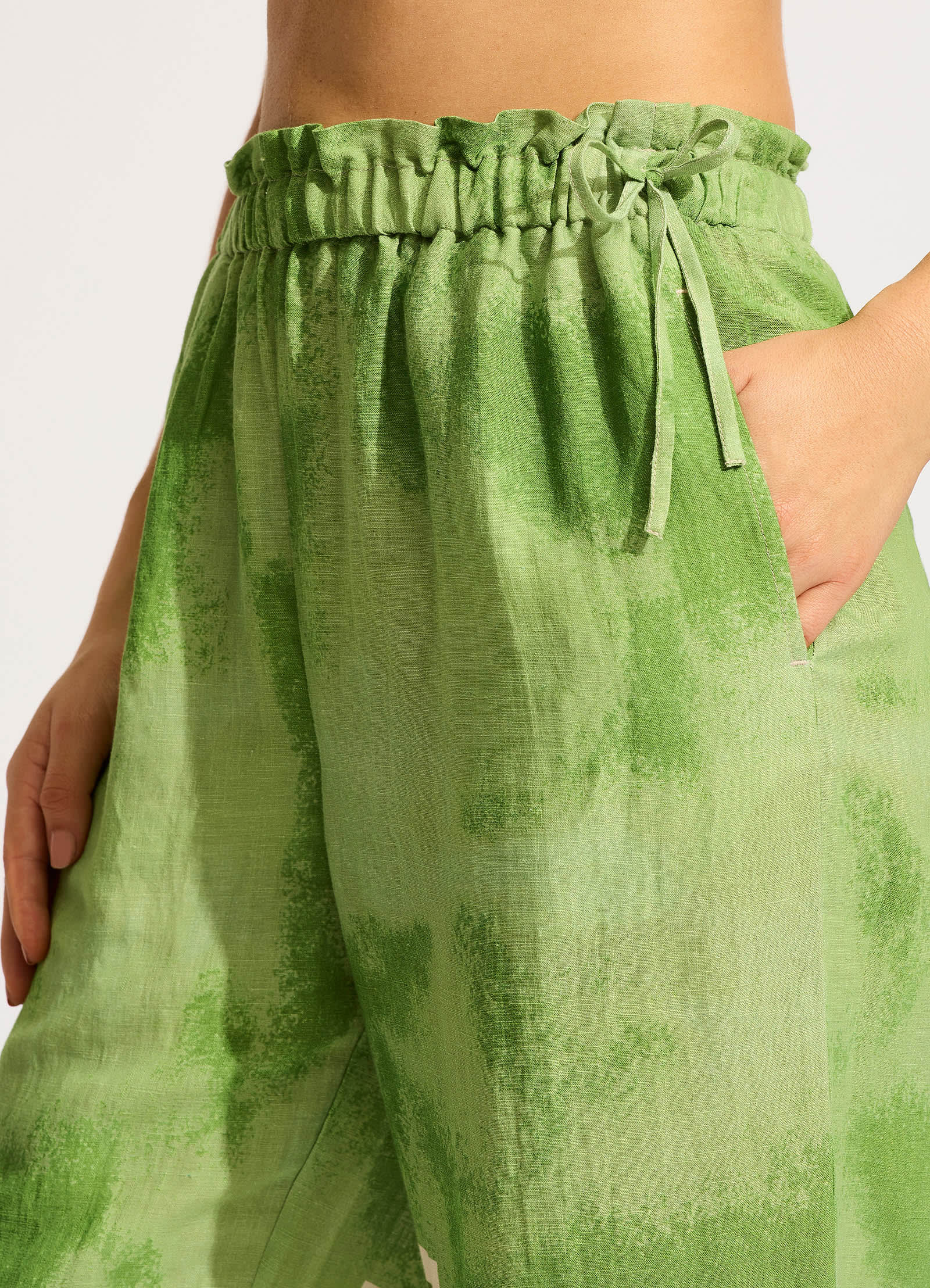 Sunray Drawstring Pant - Sage