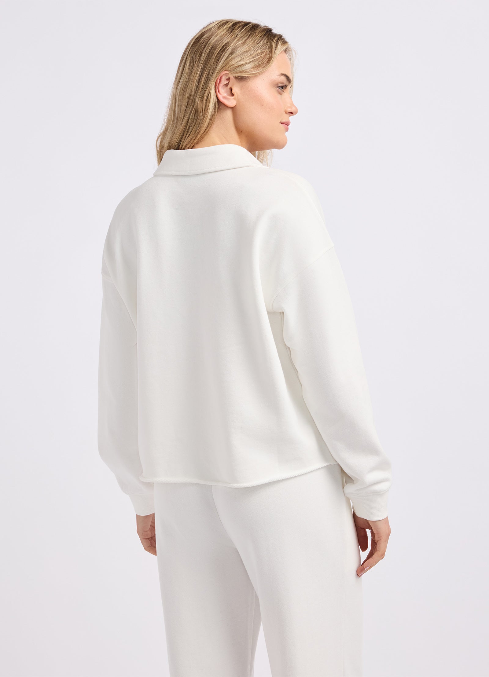 French Terry Polo Popover