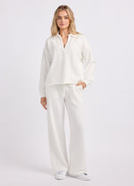 French Terry Wide Leg Pants
