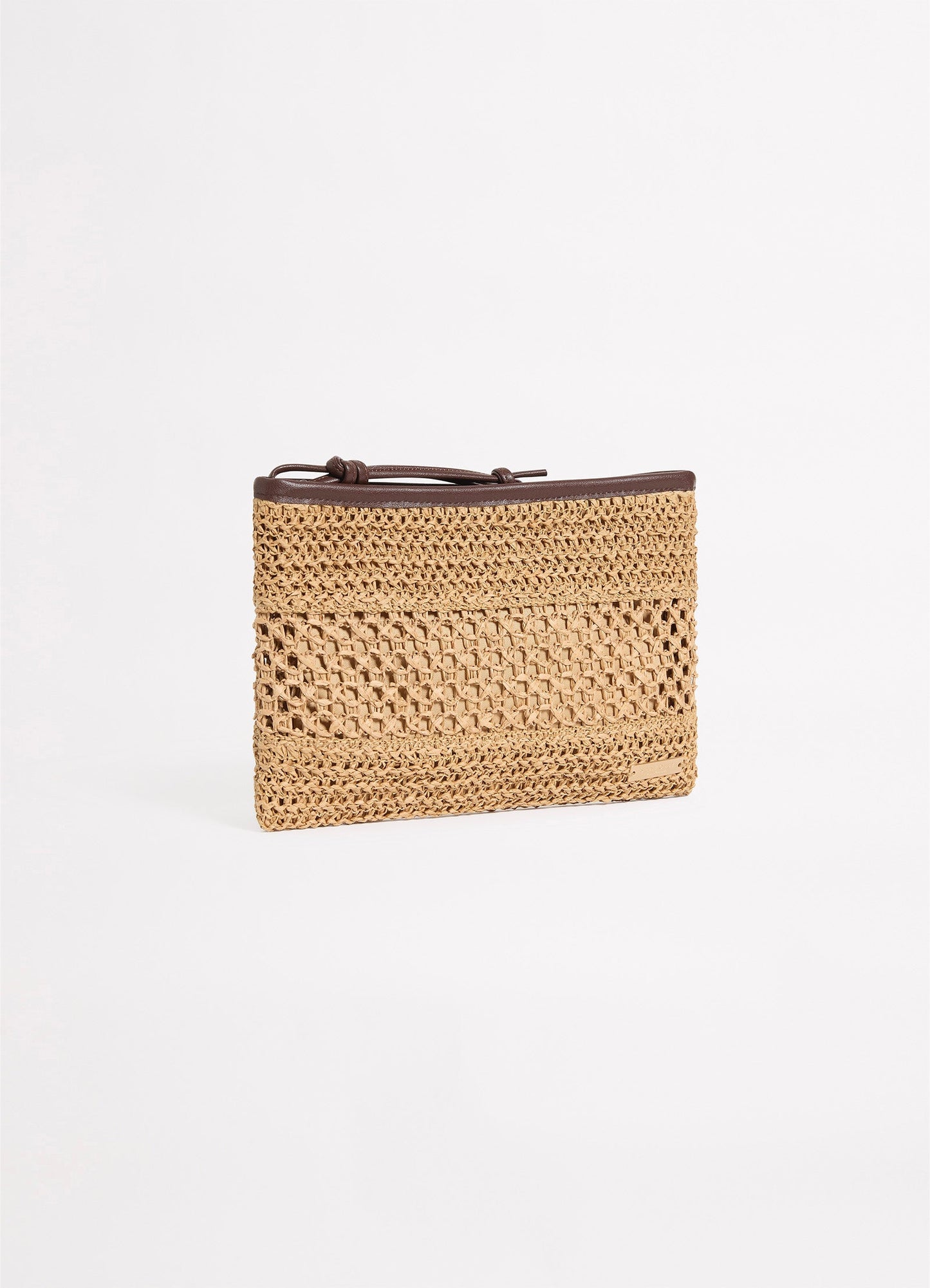 Carried Away Raffia Mini Pochette