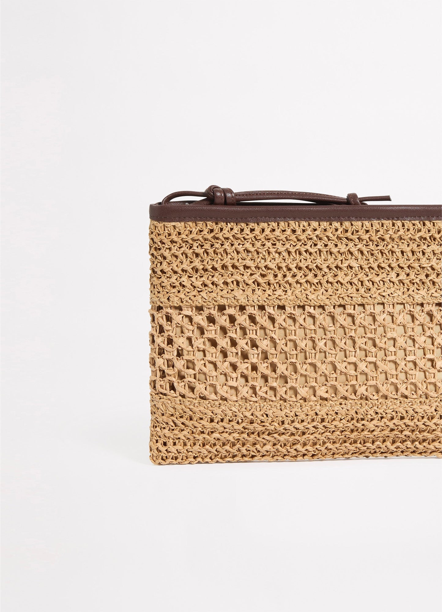 Carried Away Raffia Mini Pochette
