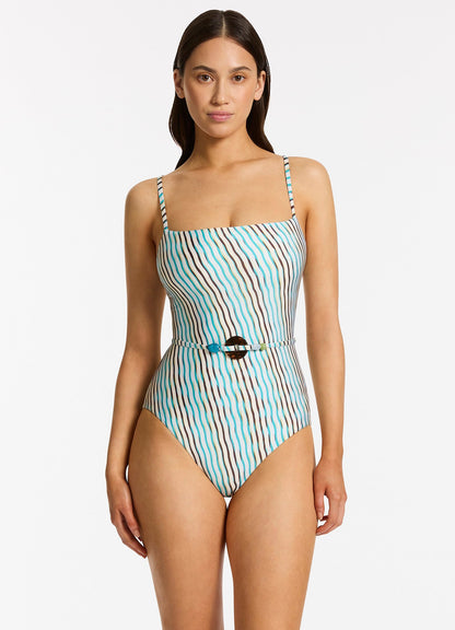 Lotus Minimal Tank One Piece - Teal