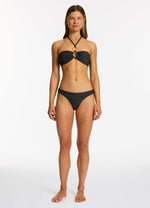 Tirari Nights Hipster Bikini Bottom - Black